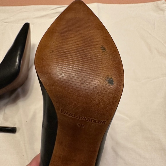 Enzo Angiolini black heels sz 8 - Picture 9 of 13